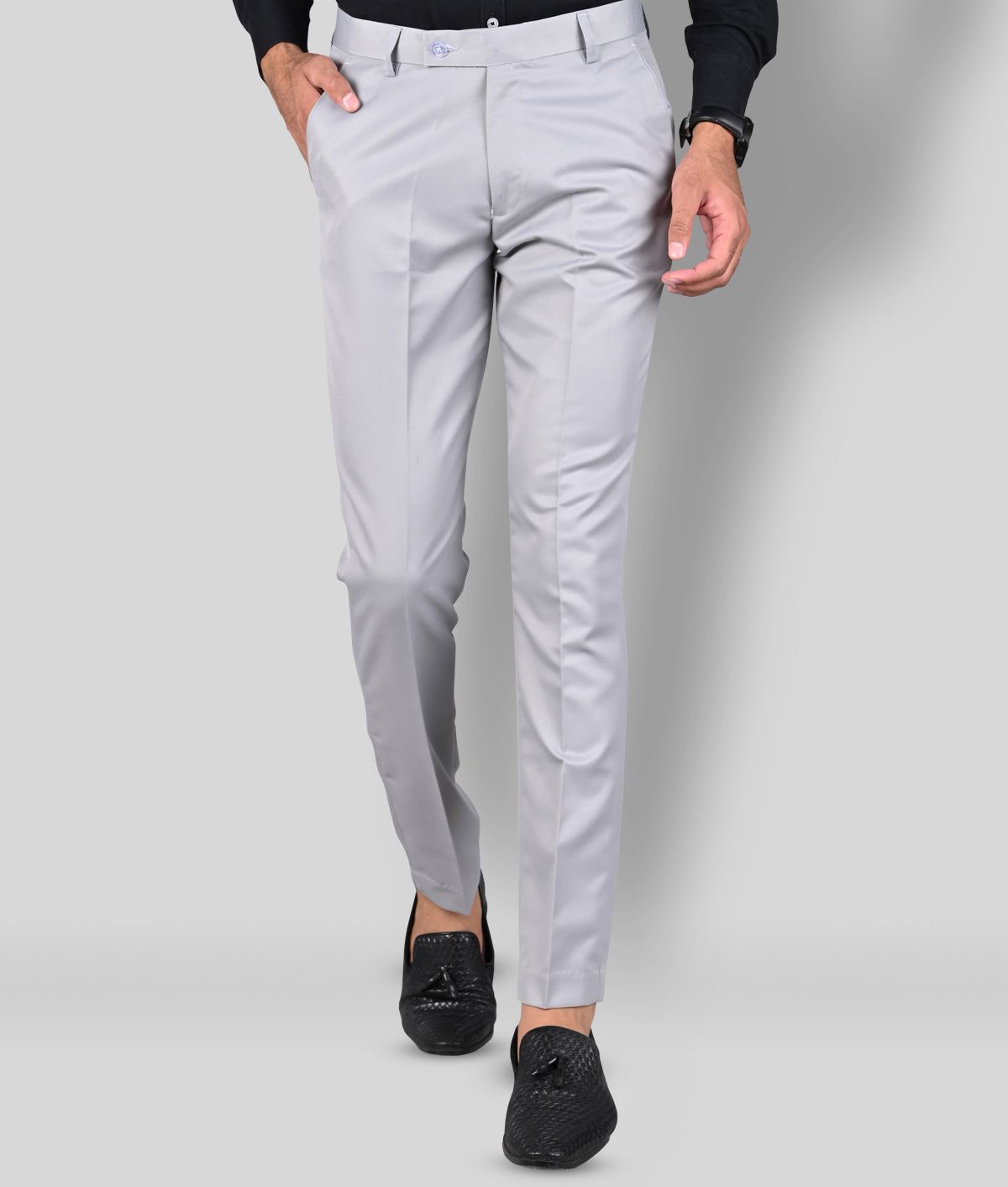 Mens Skinny Fit Tonic Formal Trousers Brand find 