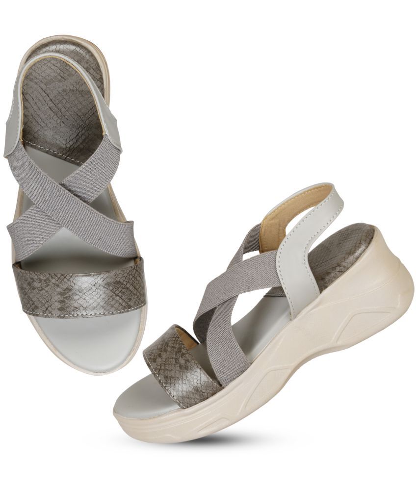 Yala - Gray Women's Sandal Heels