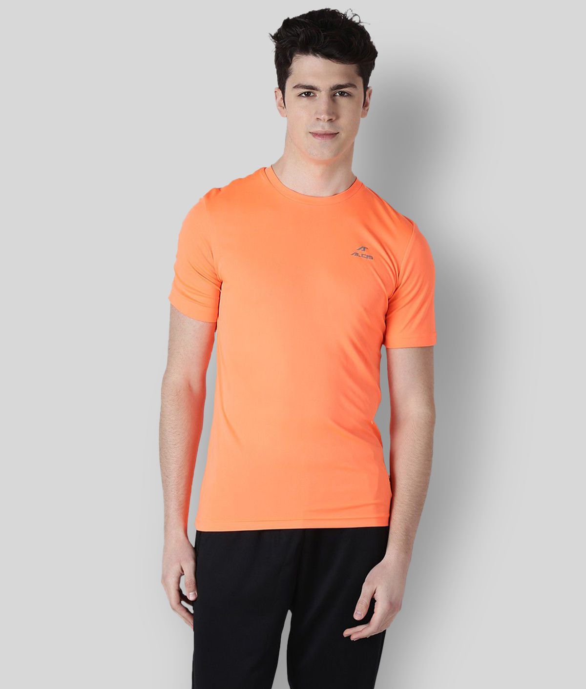     			Alcis - Orange Polyester Regular Fit Men's Sports T-Shirt ( Pack of 1 )