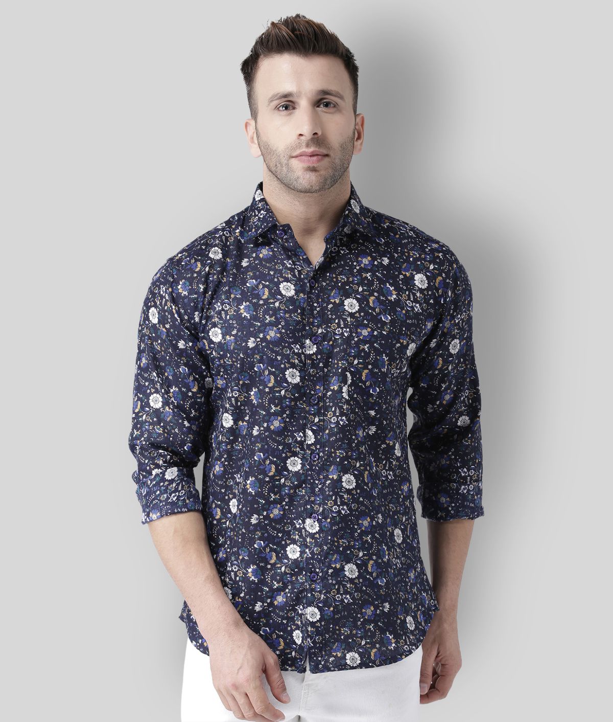     			Hangup - Multicolor Cotton Blend Slim Fit Men's Casual Shirt ( Pack of 1 )
