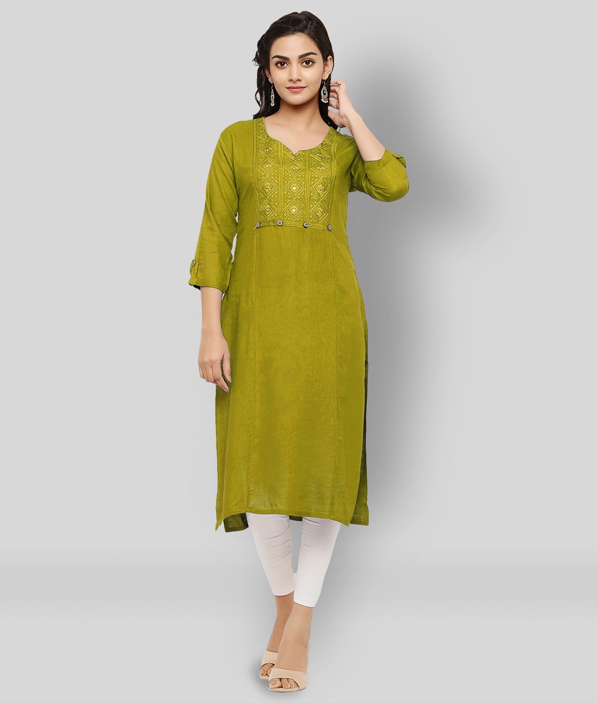 Janasya  Multicolor Crepe Womens Front Slit Kurti  Pack of 1   Buy  Janasya  Multicolor Crepe Womens Front Slit Kurti  Pack of 1  Online at  Best Prices in India on Snapdeal