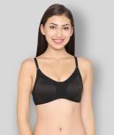 Clovia Cotton Non Padded Women's T-Shirt Bra ( Black )