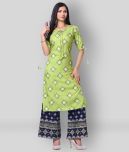 Kapadia - Mint Green Straight Rayon Women's Stitched Salwar Suit ( Pack of 1 )