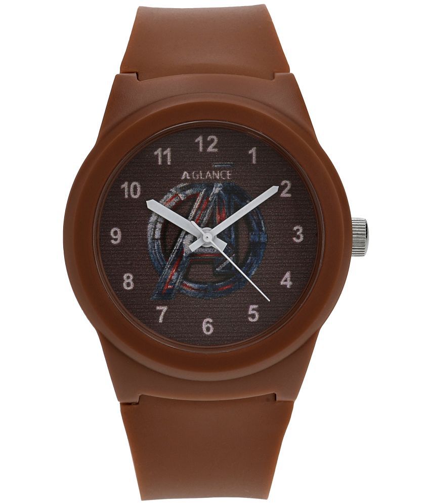     			Aglance - Brown Dial Analog Boys Watch ( Pack of 1 )