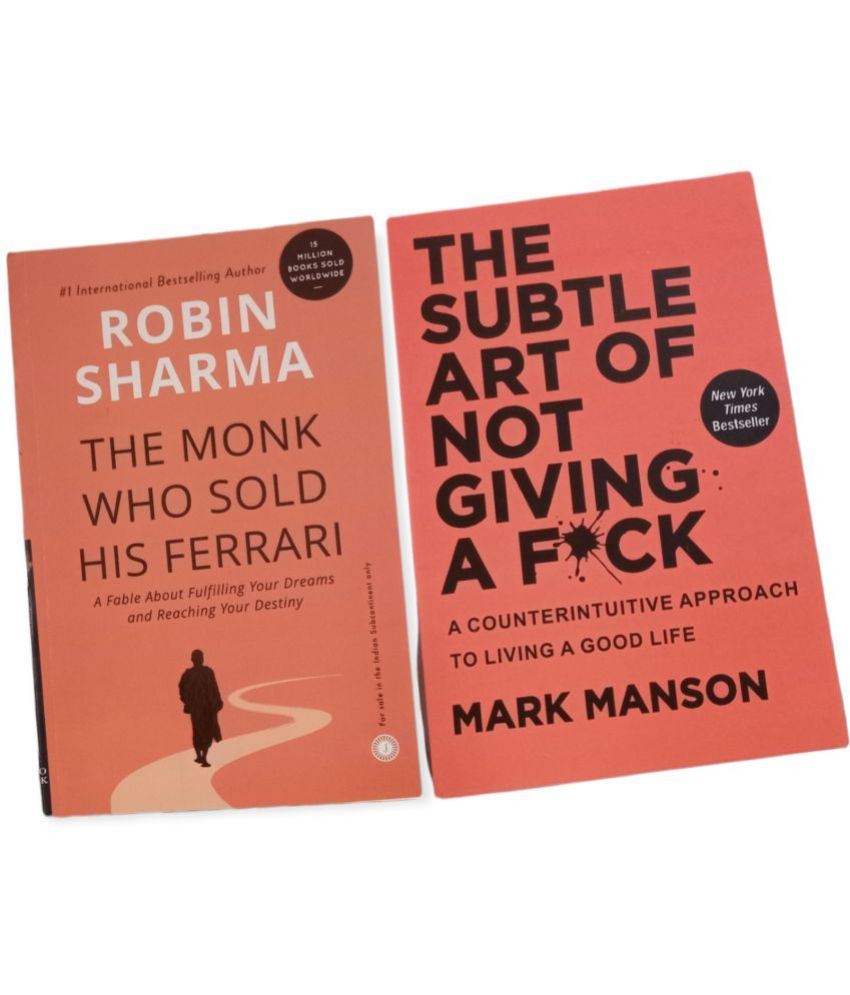     			Combo 2 Books Monk + Subtle Art By Robin Sharma  & Mark Menson