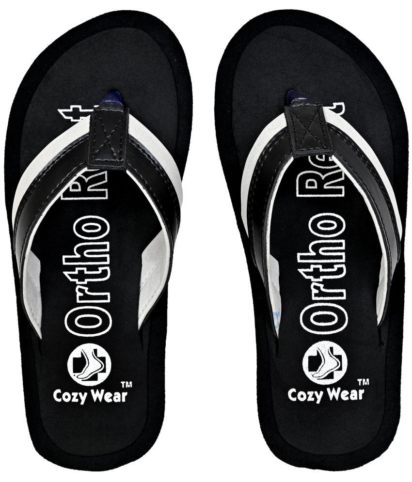     			Cozy Wear - Black Men's Thong Flip Flop