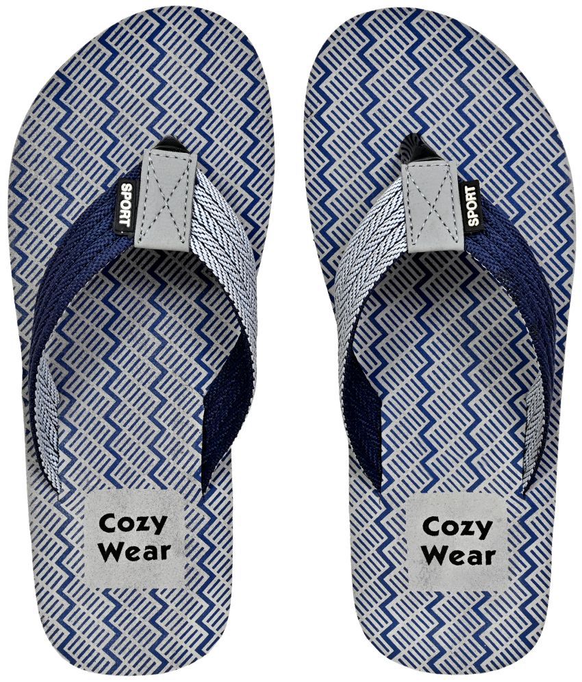     			Cozy Wear - Gray Men's Thong Flip Flop