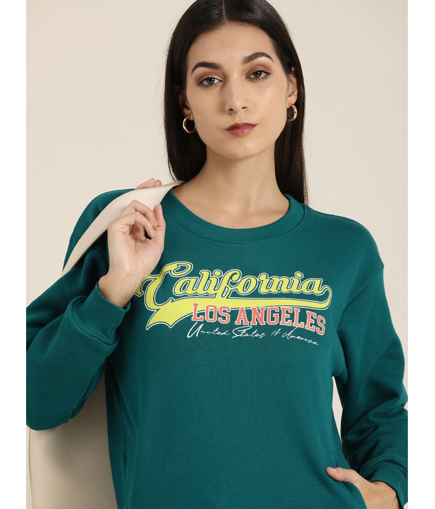     			Dillinger Cotton - Fleece Green Non Hooded Sweatshirt