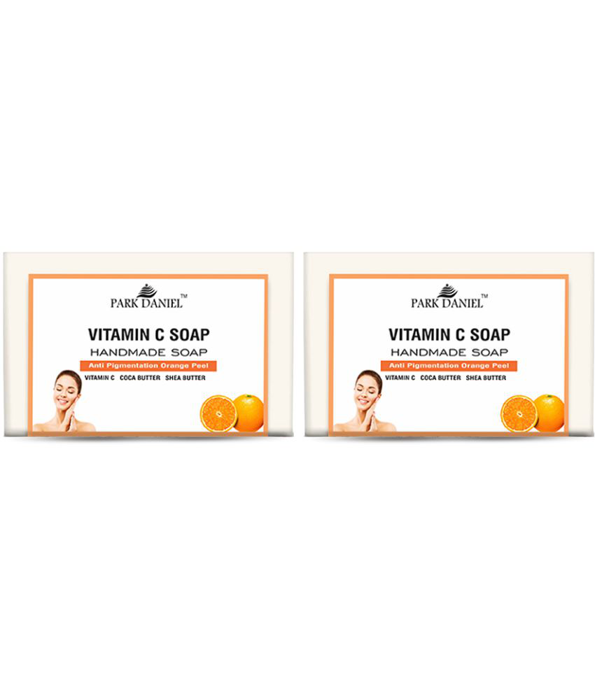     			Park Daniel Premium Vitamin C Bathing Bar Soap Enriched with Shea and Cocoa Butter Pack of 2 of 100 Grams(200 Grams)