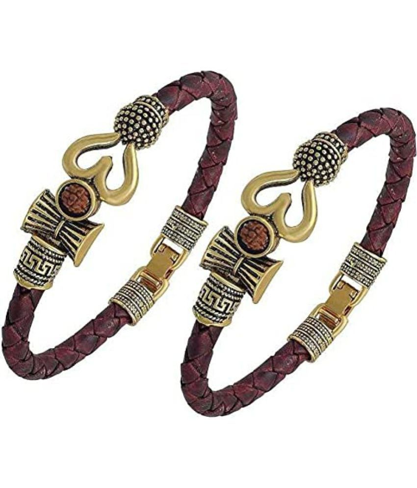     			BHARDWAJ RETAILS - Gold Plated Idol Bracelet ( Pack of 2 )