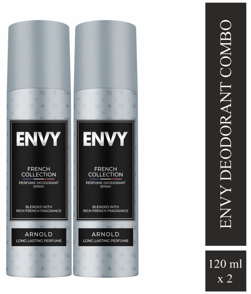     			Envy Arnold Deodorant Spray for Men 120ml Each (Pack of 2)