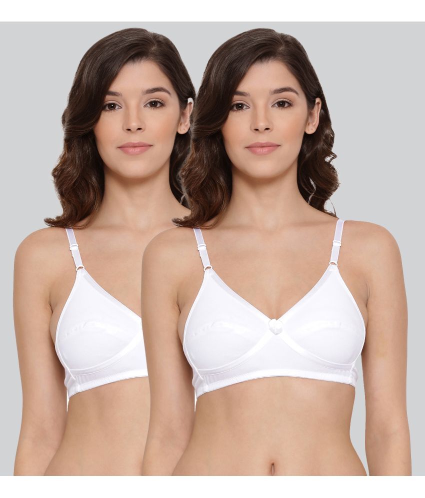     			LYRA Pack of 2 Cotton Women's Everyday Bra ( White )