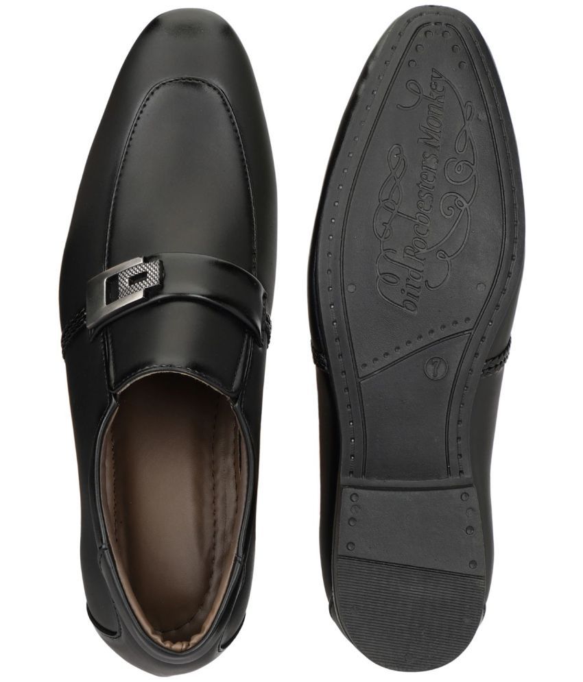 MARKRANGE - Black Men's Slip On Formal Shoes Price in India- Buy ...