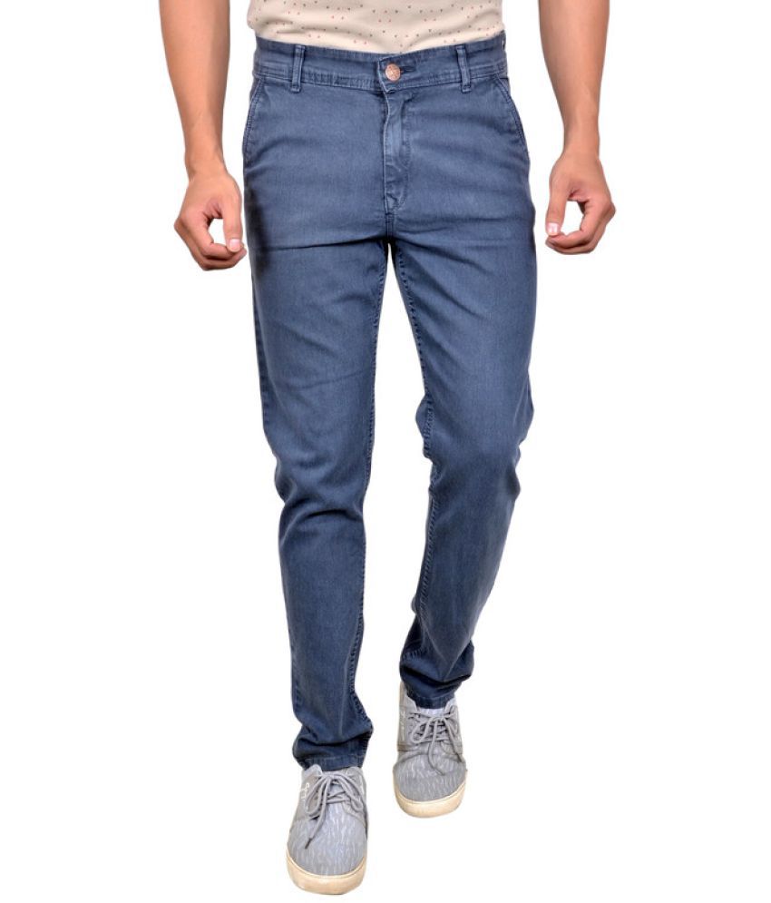     			MOUDLIN - Dark Grey Denim Slim Fit Men's Jeans ( Pack of 1 )
