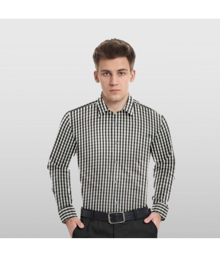     			Alieans - Black Cotton Blend Slim Fit Men's Formal Shirt ( Pack of 1 )
