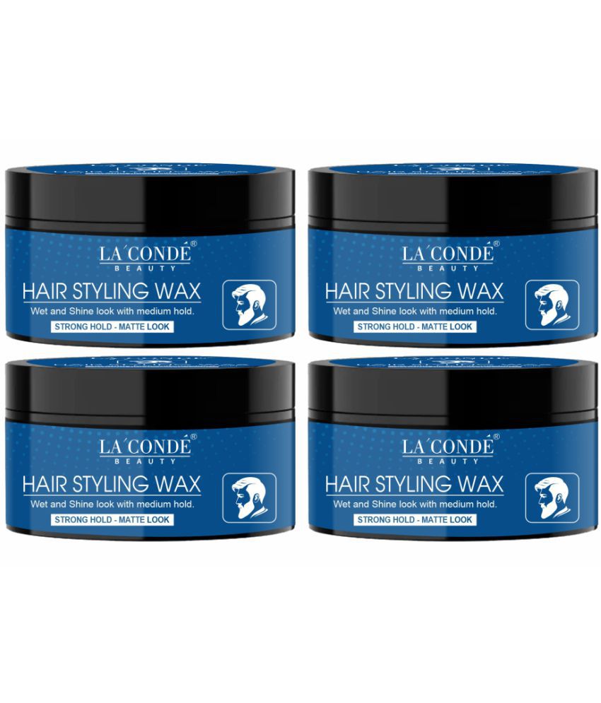     			La'Conde Hair Styling Wax For Men Maximum Hold Wax 50 g Pack of 4