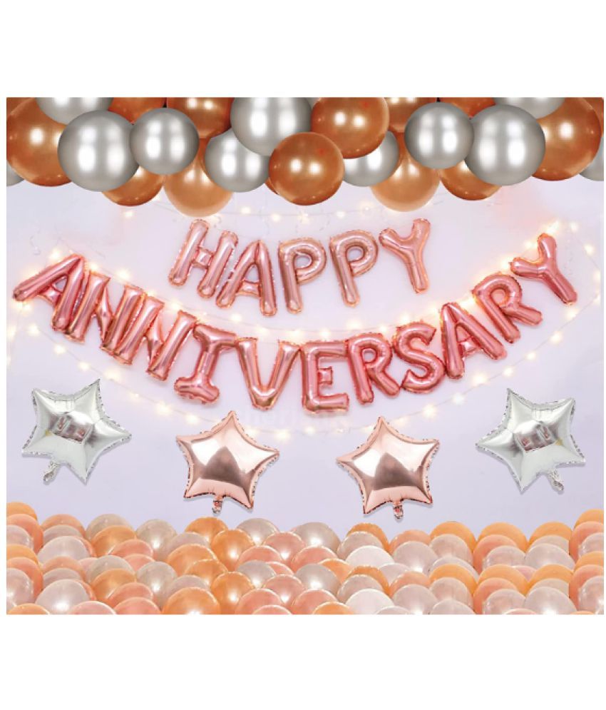 Blooms Event Happy Anniversary Decoration Items For Home 31 Items
