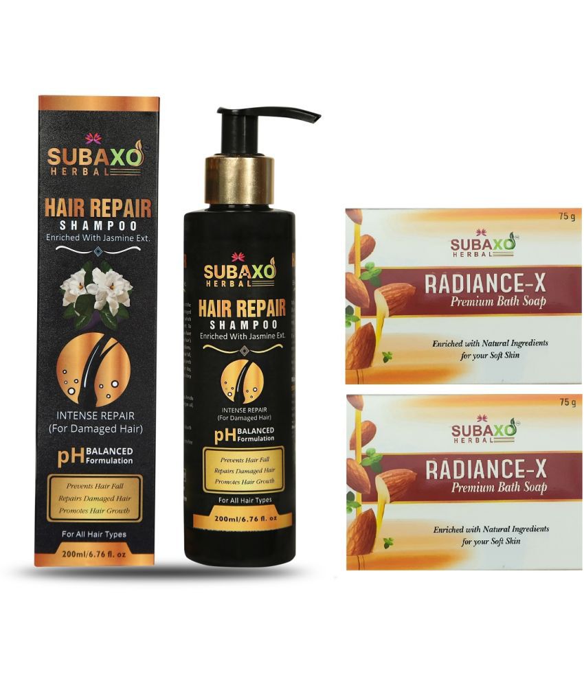     			Herbal Hair Repair Shampoo 200 Ml & Radiance-X Soap 2 Pc Each 75 G
