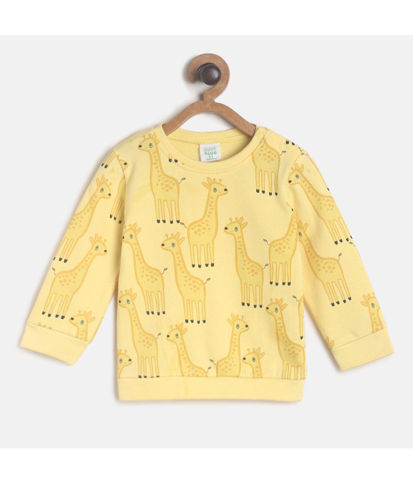     			MINIKLUB Baby Boy Yellow Sweat Shirt Pack Of  1