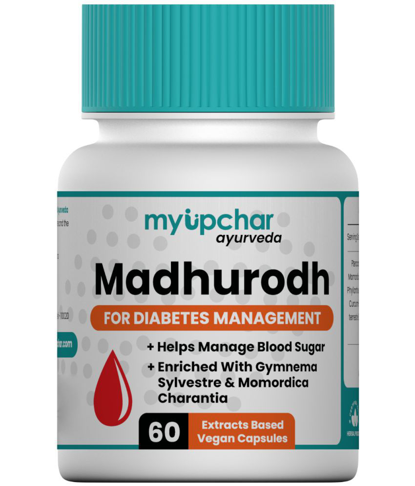     			myUpchar Ayurveda Madhurodh Capsule- Diabetes Management Capsule - 60 Capsules