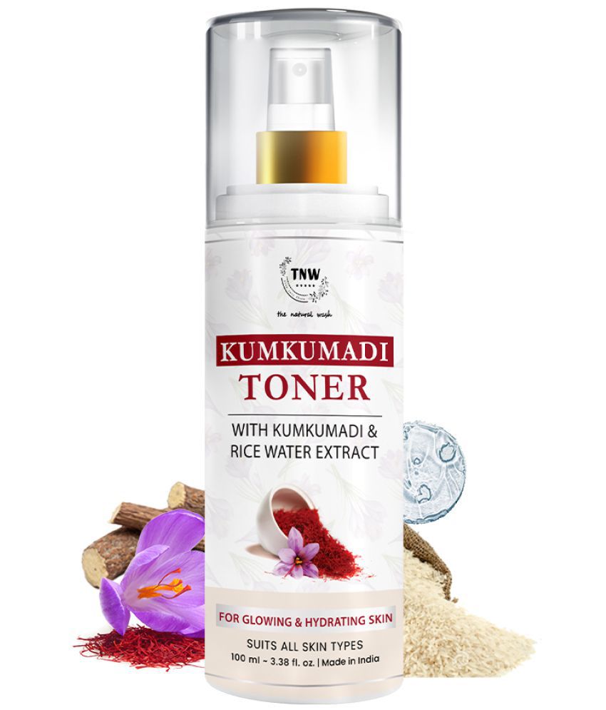     			TNW- The Natural Wash Controlling Kumkumadi Toner with rice water extracts for Glowing Skin, 100ml