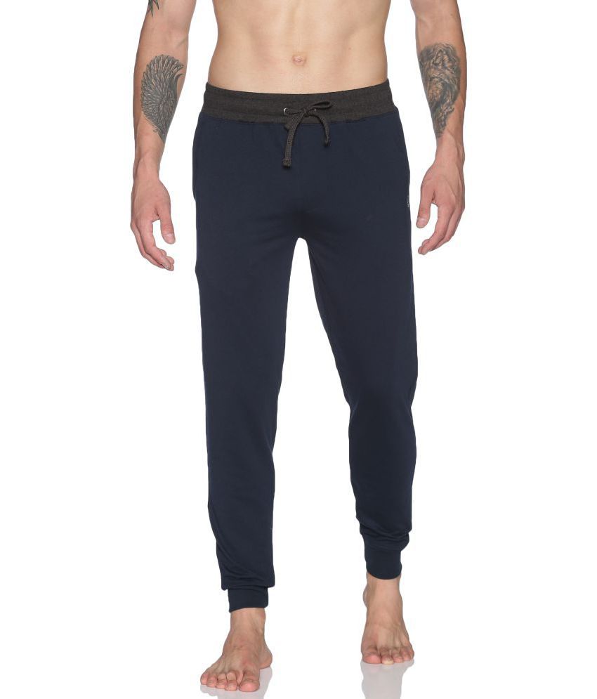     			Dollar Athleisure - Navy Cotton Men's Joggers ( Pack of 1 )