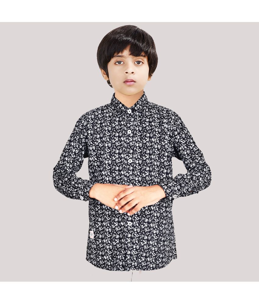     			Made In The Shade 100% Cotton Boys Button Down Collar Full Sleeve Casual Shirt