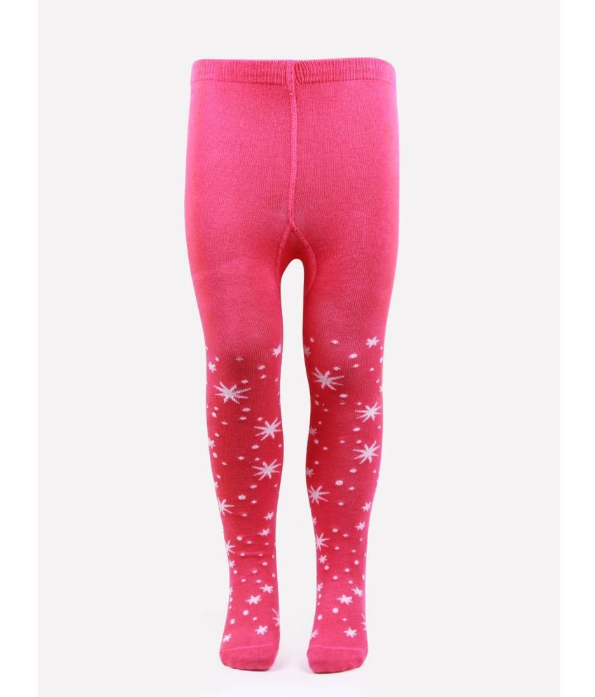     			Bonjour - Pink Cotton Legging For Baby Girl ( Pack of 1 )