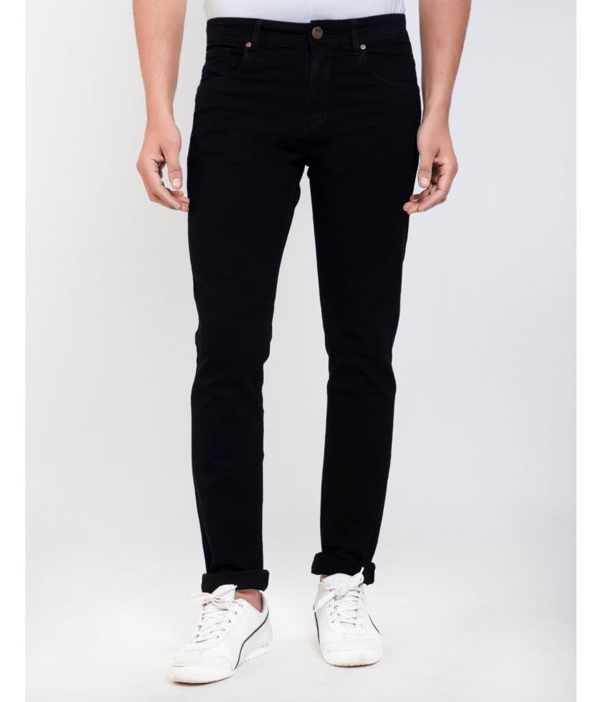 Rea-lize - Black Cotton Slim Fit Men's Jeans ( Pack of 1 )