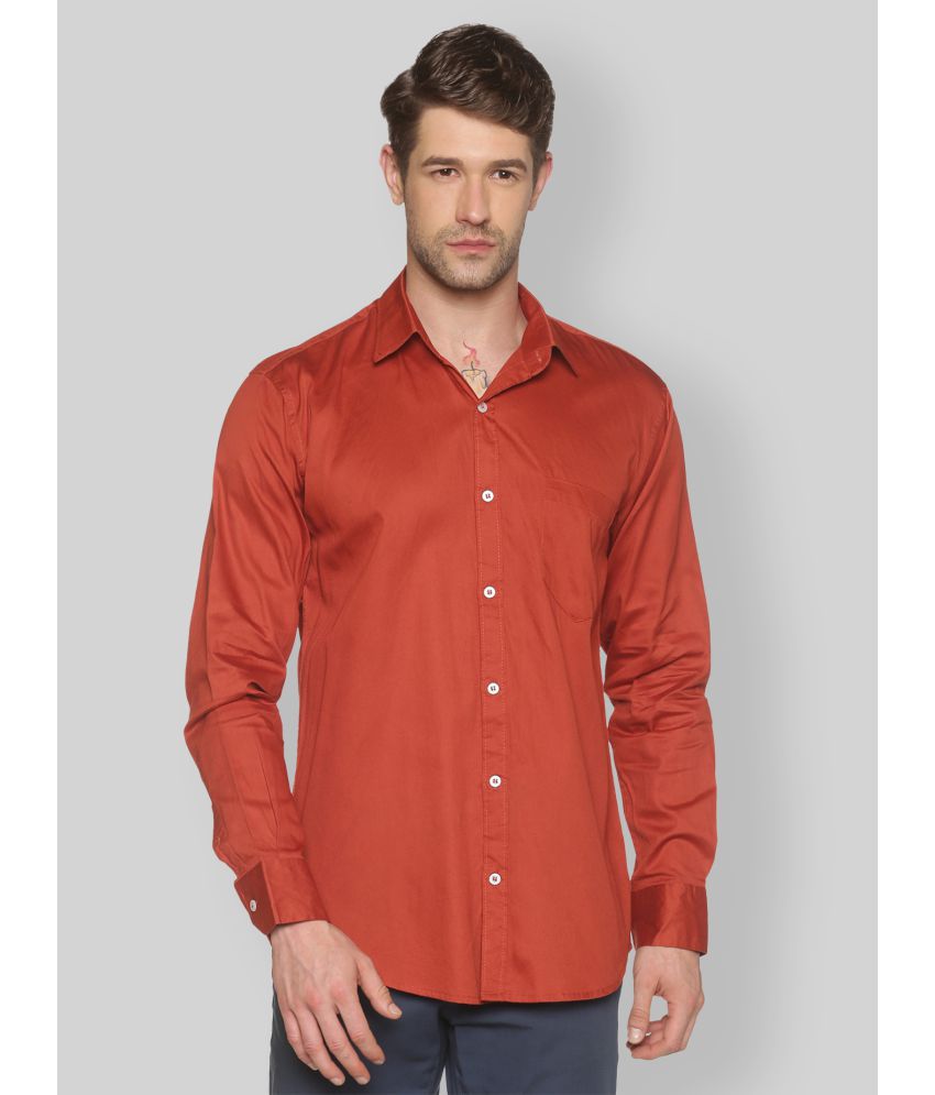     			YHA - Brown Cotton Regular Fit Men's Casual Shirt ( Pack of 1 )