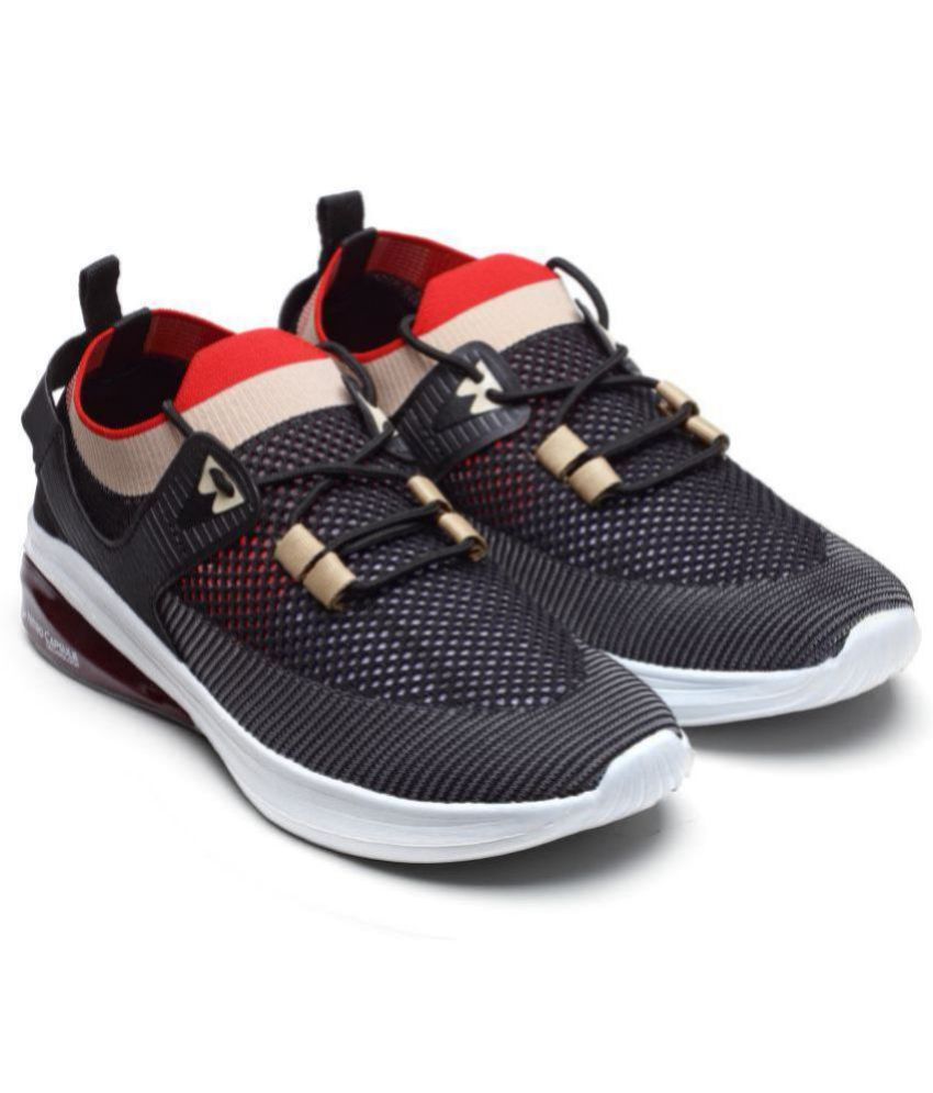     			ASIAN - HATTRICK-51 Black Men's Sports Running Shoes