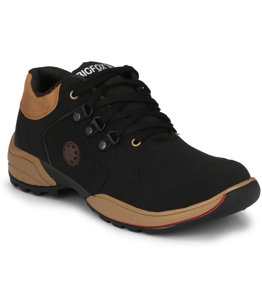     			Big Fox - Black Men's Trekking Shoes