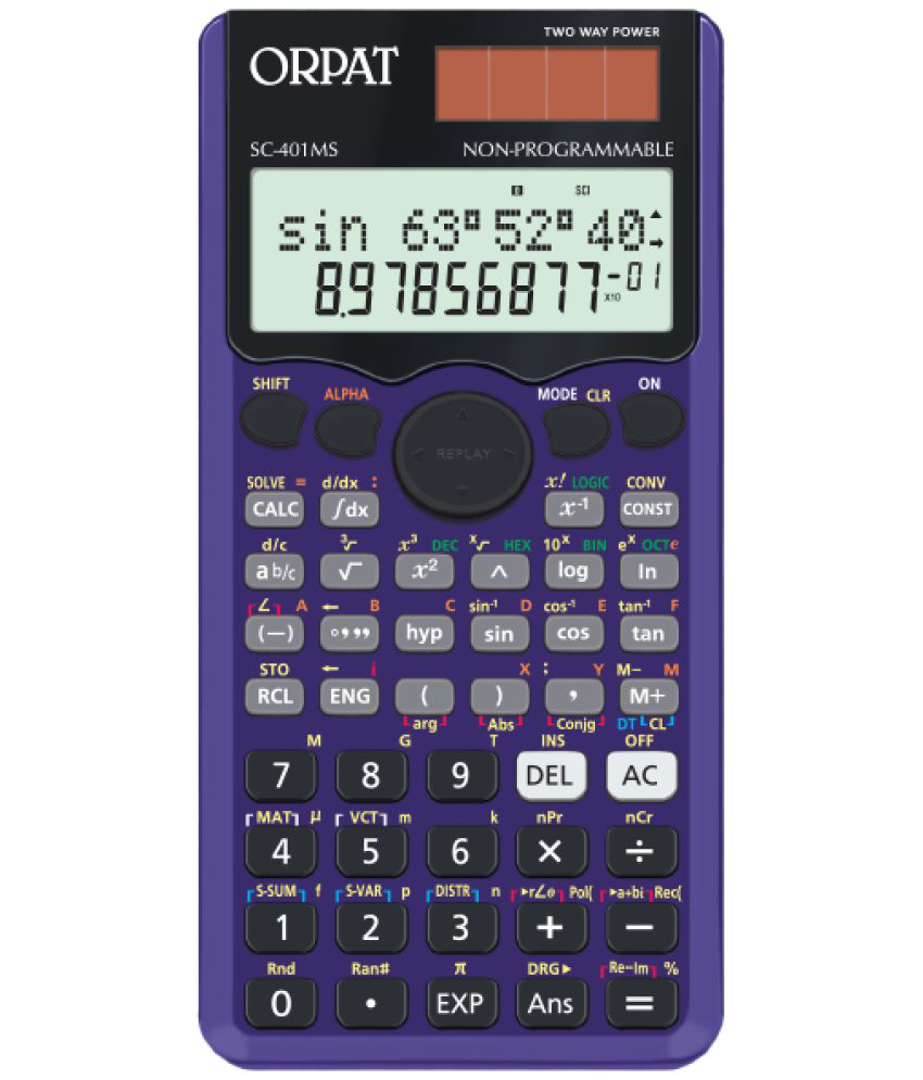     			Orpat Scientific Desktop Calculators SC-401 MS VIOLET