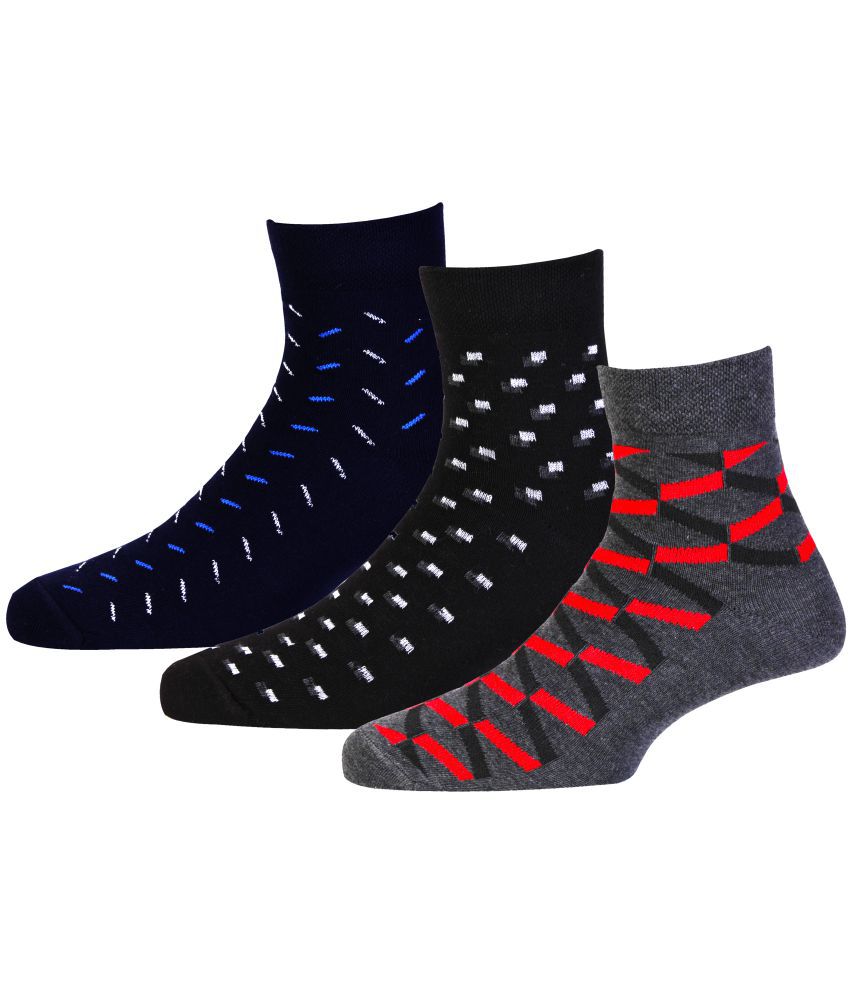     			RC. ROYAL CLASS - Cotton Men's Printed Multicolor Ankle Length Socks ( Pack of 3 )