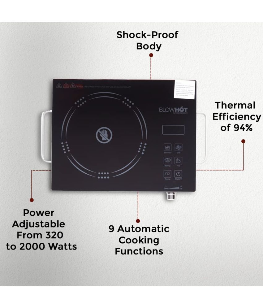 Blowhot BL600 2000 Watt Induction Cooktop Price in India Buy Blowhot
