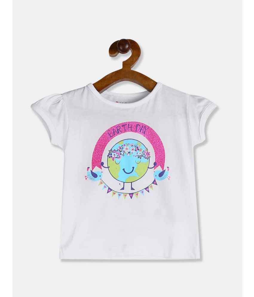     			Donuts - White Baby Girl T-Shirt ( Pack of 1 )