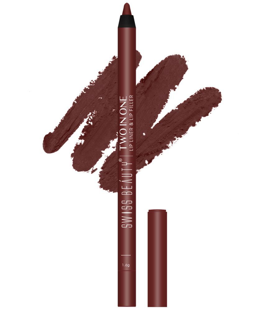     			Swiss Beauty Two in One lip liner & Lip Filler (Shade-04 ,1.6g)