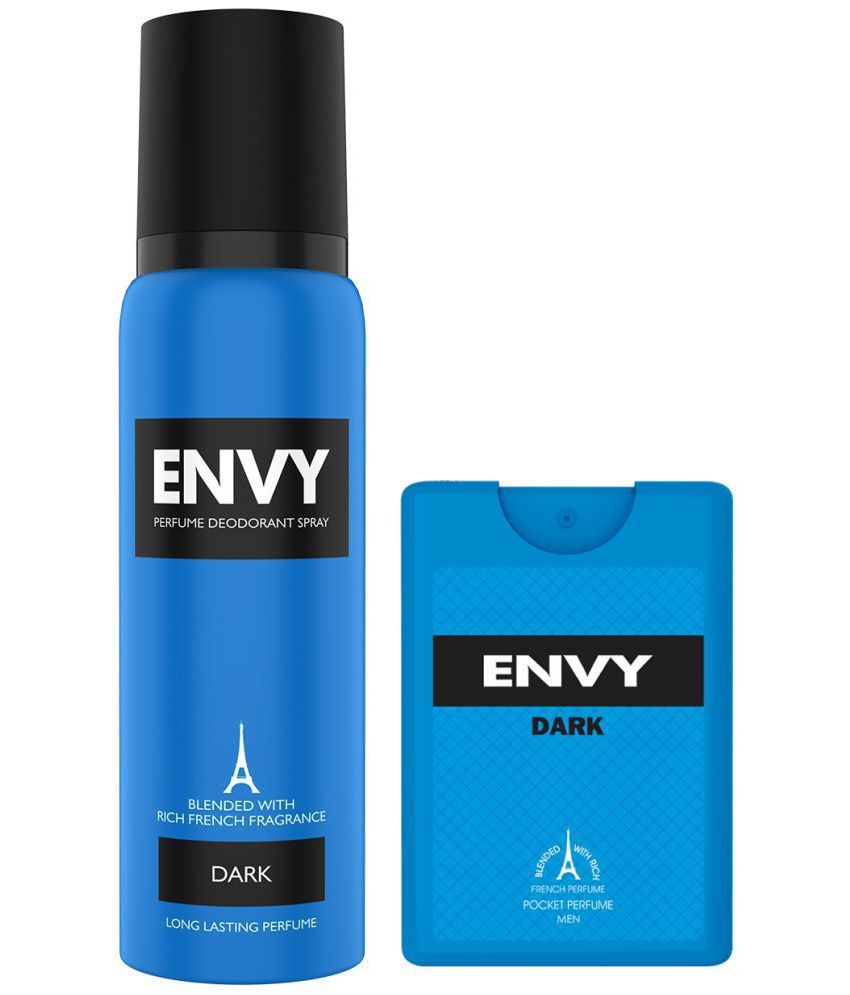     			Envy Dark Deo for Men 120ml & Dark Pocket Perfume 18ml (Pack of 2)