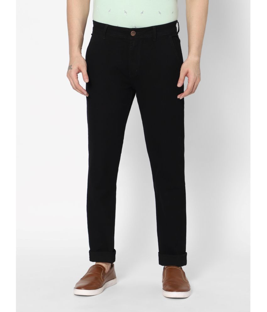Rea-lize - Black Cotton Slim Fit Men's Jeans ( Pack of 1 )