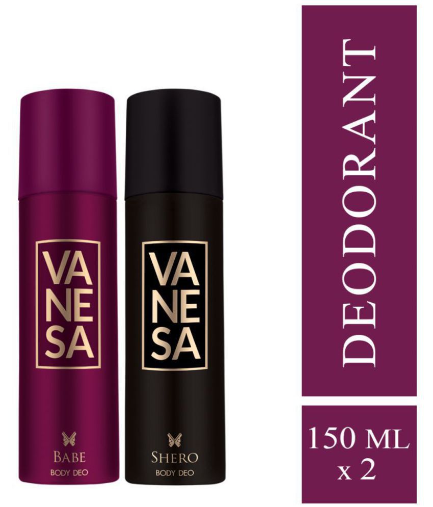     			Vanesa Babe, Shero Deodorant Spray For Women 150Ml Each (Pack Of 2)
