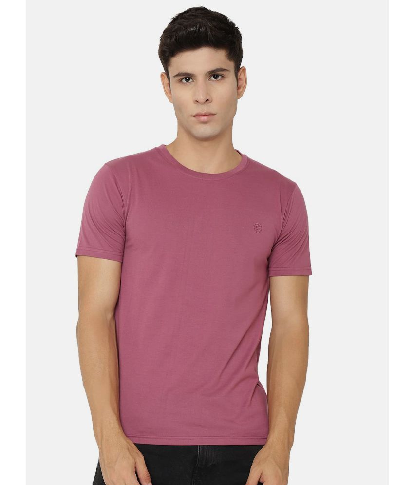    			Chkokko - Purple Cotton Blend Regular Fit Men's T-Shirt ( Pack of 1 )