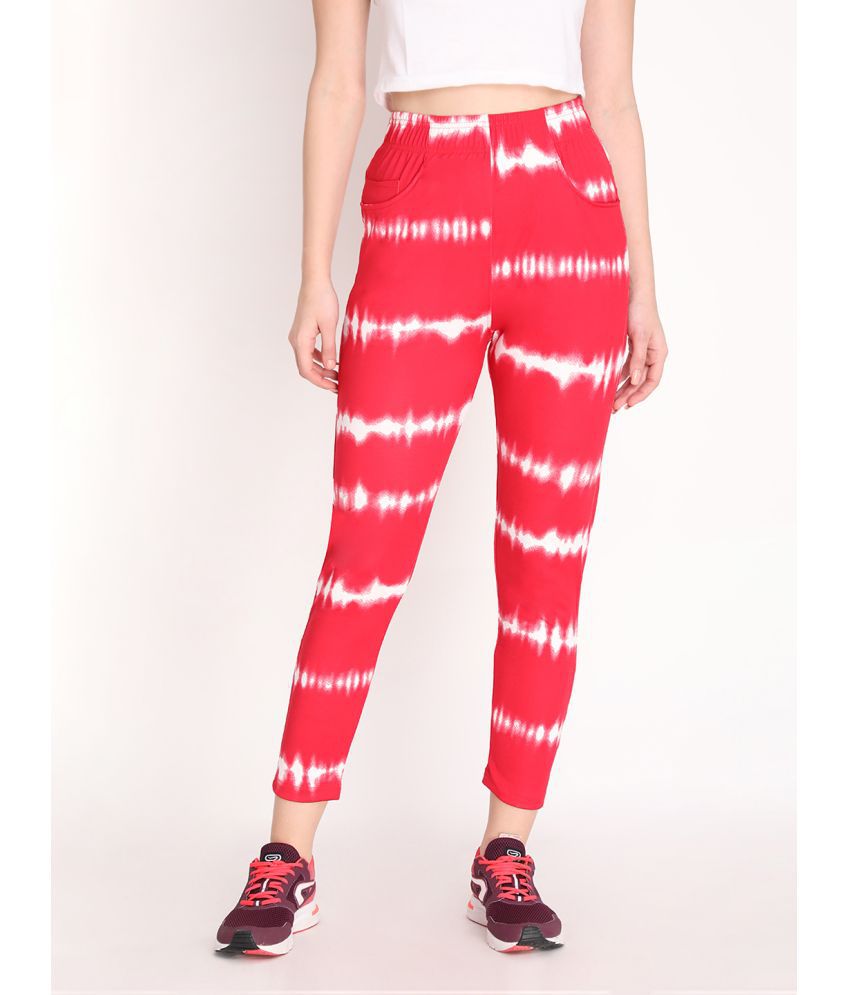     			Chkokko - Red Polyester Women's Gym Trackpants ( Pack of 1 )