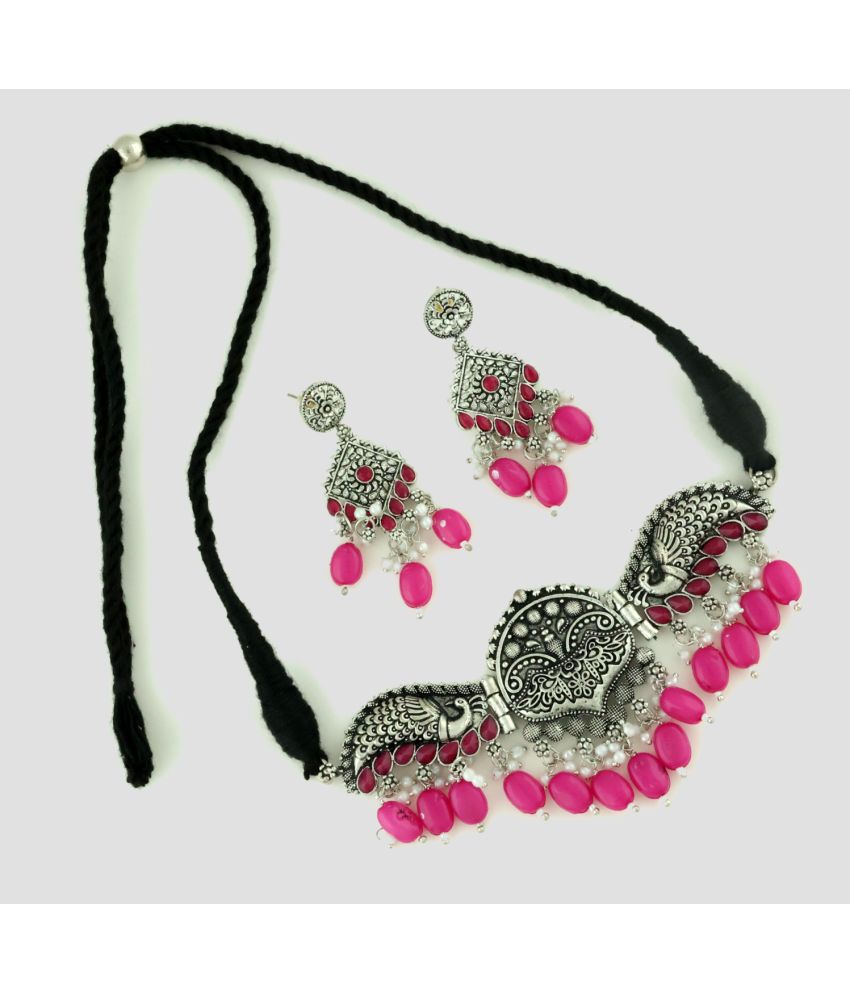     			Bhagya Lakshmi - Multi Color Alloy Necklace Set ( Pack of 1 )