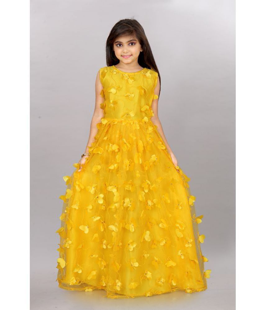 Sky Heights Girls Party Wear Gown Dress  Buy Sky Heights Girls Party Wear Gown  Dress Online at Low Price  Snapdeal