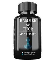 Hammer Of Thor Male Supplement 60 Capsules - Made In Germany