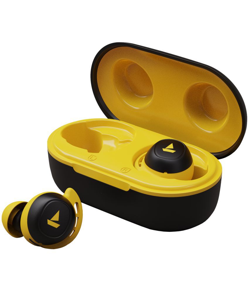 boAt Airdopes 441 On Ear Wireless With Mic Headphones/Earphones Yellow