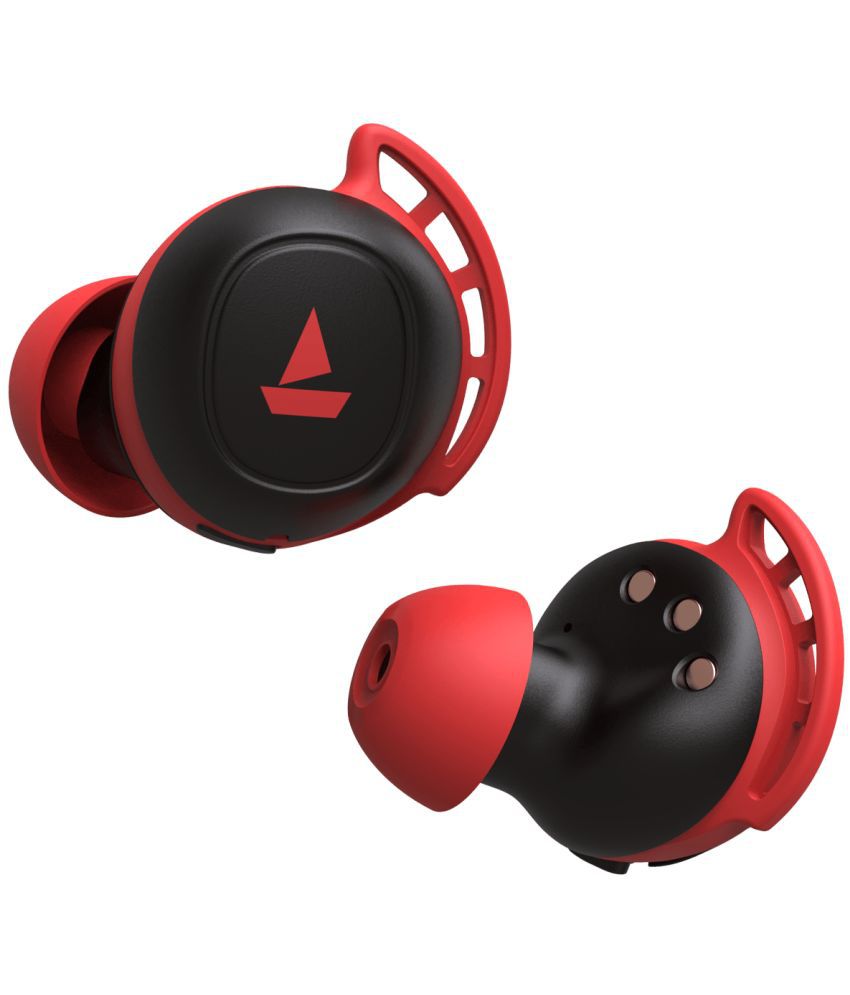 boAt Airdopes 441 Pro On Ear Wireless With Mic Headphones/Earphones Red