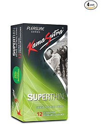 KamaSutra Superthin Condom (Set of 4,12S)"