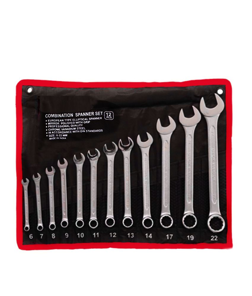     			Manvi-Socket Wrench Combination Spanner Set of 12 Pc