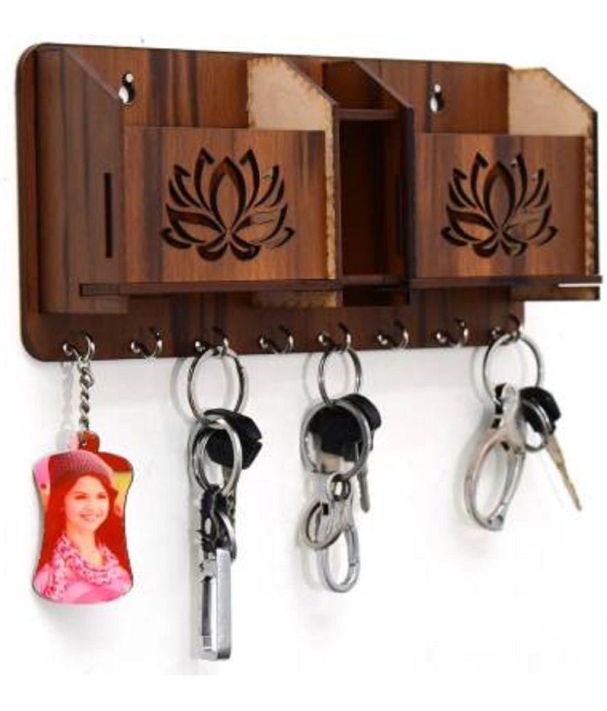 Kpcraf Brown Wood Keychain Pack of 1 Buy Kpcraf Brown Wood Keychain